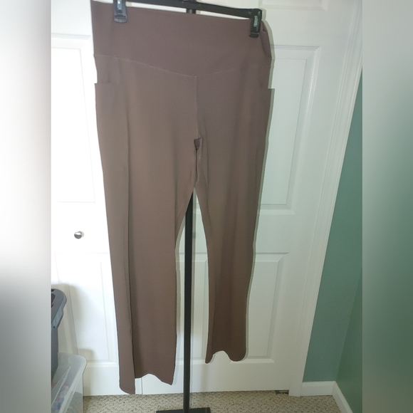 Makers Market Pants - Makers Mark Brown Women's Flare Pants Size XXL